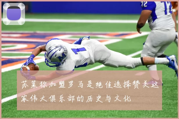 苏莱称加盟罗马是绝佳选择赞美这家伟大俱乐部的历史与文化